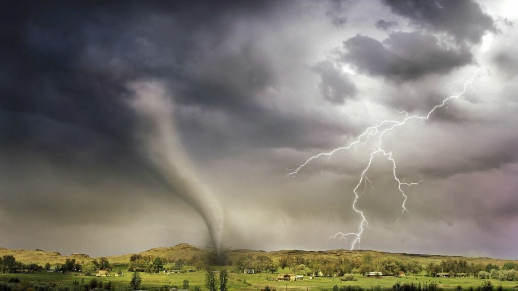 A tornado in the midst of hazardous weather. How To Prepare For A Natural Disaster